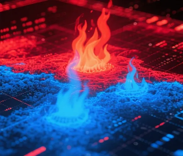 冷热分布图预览